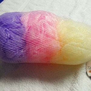 Goldessence 3 pack bath sponges New pink, yellow,